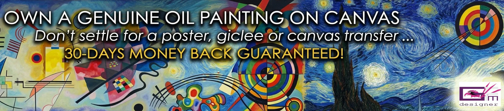 Bright abstract oil painting featuring layered colors and expressive brushwork.